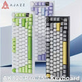 AJAZZ AK820PRO 3-Modus Wireless 75% Tastatur PBT Hot-Swap Dichtung RGB TFT-Bildschirm