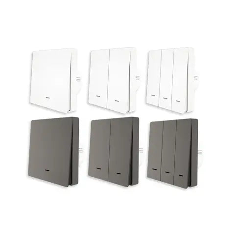 MOES Smart Lichtschalter Tuya ZigBee Kein Neutralleiter 2 3 Wege Alexa Google APP Remote