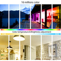 LED-Smart-Glühbirne E27 farbwechselnde LED-Glühbirne Musiksynchronisierung WLAN BLE 5.0 dimmbare RGB-Smart-Home-Beleuchtung