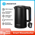 Aigostar Smart Wasserkocher WiFi 40-100°C Temperatur Alexa 1.7L Edelstahl Warmhaltefunktion