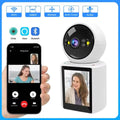 PTZ WLAN Innenkamera 1080P 2.8 Zoll IPS-Bildschirm Zwei-Wege-Video Babymonitor Smart Home CCTV
