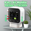 FNIRSI SFD-02 4-in-1 Luftqualitätsmonitor Touchscreen HCHO TVOC Temperatur Typ-C