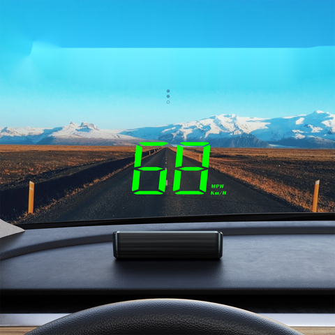 Auto Speed Head Up Display GPS Windschutzscheibe Digital Projektor Plug Und Play für alle Autos