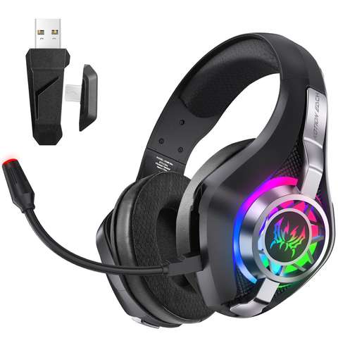 GS400 Ultra 2.4GHz Wireless Gaming Headset Mikrofon RGB ANC Bluetooth PC PS4 PS5