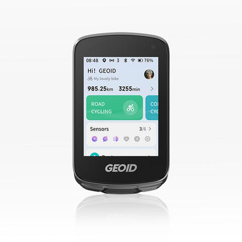 GEOID CC700 Pro 2.8 Zoll Touchscreen GPS Fahrradcomputer Kartennavigation ANT+ Bluetooth Strava Smart Radfahren
