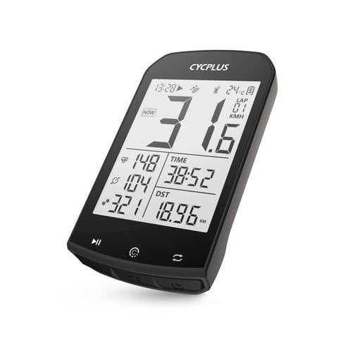 CYCPLUS M1+Z1 GPS Fahrrad Drahtlos BLE 5.0 ANT+ 2.9 Zoll LCD IPX6 Wasserdicht