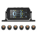 Smart Solar TPMS Auto RV LKW LCD 6 Externe Sensoren Drahtlos 180° Halterung Wasserdicht Reifendruckkontrolle Smart