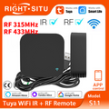 Tuya IR RF Fernbedienung 433MHz WiFi App AC TV SmartLife Yandex Alexa