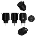 MOES Tuya WiFi Smart Plug 16A EU Steckdose IP44 Wasserdicht Power Strom Monitor Alexa Google Hause