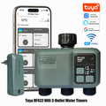 Smart 3-Zonen Bewässerungscomputer Tuya WiFi Solarbetrieben Wasserventil RF433 Smart Life App Automatisch Smart