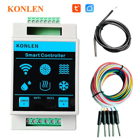 Tuya WiFi Temperatur Sensor Wasserstand Thermostat Controller 220V Pool Tank Pumpe Kessel Smart