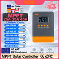 PowMr MPPT 45A 35A 25A Solar Laderegler 12V 24V Auto 100V Blei-Säure Lithium Batterie