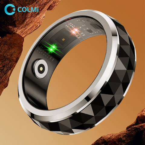 COLMI R11 Keramik Smart Ring Fidget Spinner Ladeetui Gesundheitsmonitor 5ATM wasserdicht