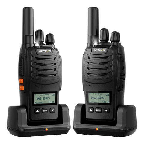 Retevis H777D Walkie-Talkie PMR446 FRS Lizenzfrei LCD Display Langstrecke Typ-C Camping