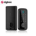 Tuya Zigbee Smart Riegelschloss Haustür Alexa WiFi Biometrisch Fingerabdruck Tastatur Schlüssellos