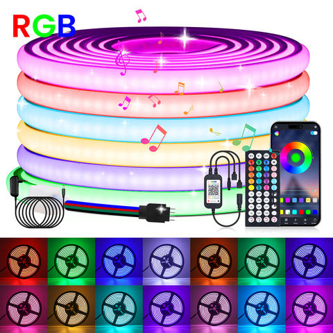 IP68 Wasserdicht RGB COB LED Streifen WiFi Bluetooth 12V 24V 576LEDs Flex Lampe Gaming Smart