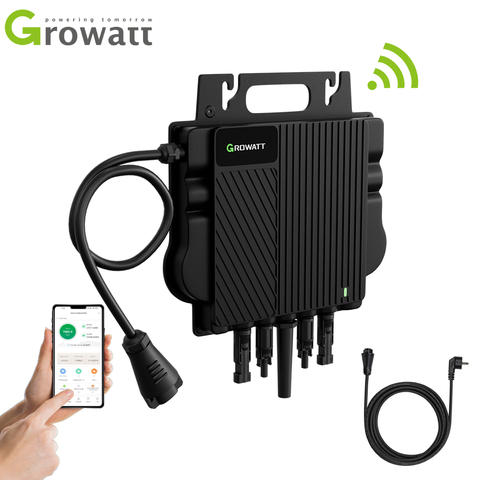 Growatt NEO 800M-X Mikrowechselrichter 800W Balkonkraftwerk 2 MPPT WiFi App Steuerung Smart