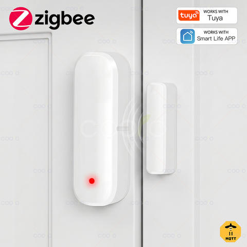 Zigbee Türsensor Fensterkontaktsensor Offen Geschlossen Smart Home Alarm Tuya Hub Smart Life