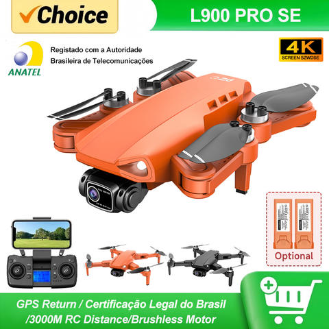 L900 PRO SE 4K GPS-Drohne Dual-Kamera FPV Bürstenloser Motor Optischer Fluss Faltbarer Quadcopter