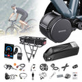 BAFANG BBS02 48V 750W Mittelmotor Kit E-Bike Umbausatz LCD Display Hailong Akku 20Ah Smart