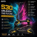 OOTD Smart E-Scooter Dual Motor 52V 23.4Ah 1200W GPS Faltbar 60km Reichweite 25km/h Smart
