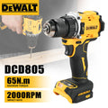 DEWALT DCD805 20V Lithium Bürstenloser Akku-Schlagbohrschrauber Kompakt Variable Geschwindigkeit Smart