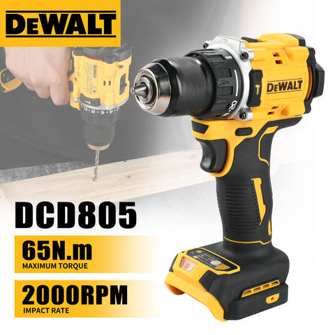 DEWALT DCD805 20V Lithium Bürstenloser Akku-Schlagbohrschrauber Kompakt Variable Geschwindigkeit Smart