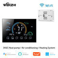 WiFi 3H2C Wärmepumpe Thermostat Touch Programmierbar Klimaanlage Tuya Smart Leben Alexa Google