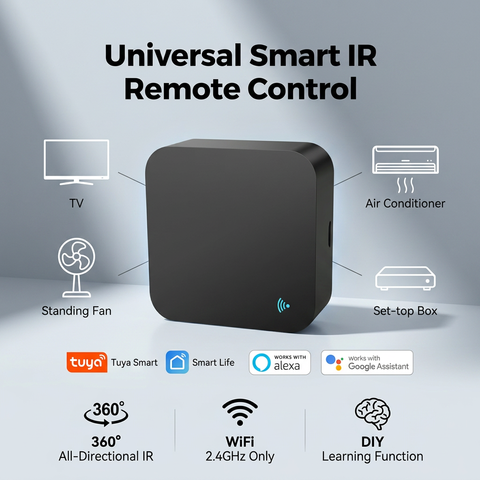Tuya WiFi Infrarot Universal Fernbedienung TV Klimaanlage Licht Zugangskontrolle Controller