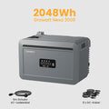 Growatt NEXA 2000 Smart Solarspeicher 2048Wh All-in-One Balkonkraftwerk Akku WiFi App Solar