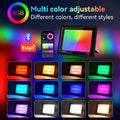 Tuya WiFi RGB LED Flutlicht 100W Outdoor IP65 Wasserdicht Garten Hof Smart App Sprachsteuerung