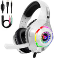 GS410 Wired Gaming Headset Noise Cancelling Mic Deep Bass RGB 3.5mm PS4 PS5 Switch Laptop