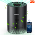 Luftreiniger H13-True-HEPA für Schlafzimmer Küche Bad Rauch Staub Pollen PM2.5-Erkennung 185m3h CADR
