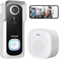 ieGeek Video-Türklingel Kabellos 2K HD Chime Smart Home Security Sprachnachricht