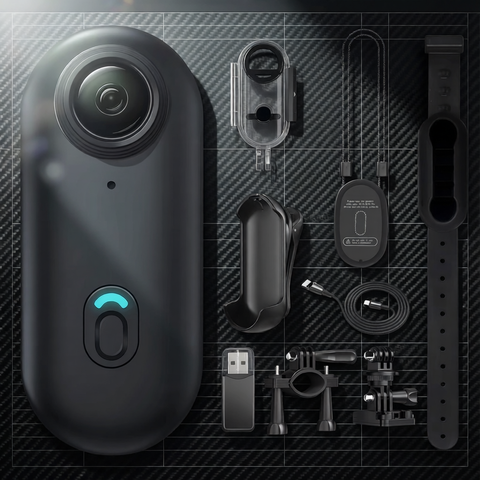 Pocket 4K Mini Kamera Magnetisch WiFi Bodycam Vlog Outdoor Sport Fahrrad Wasserdicht