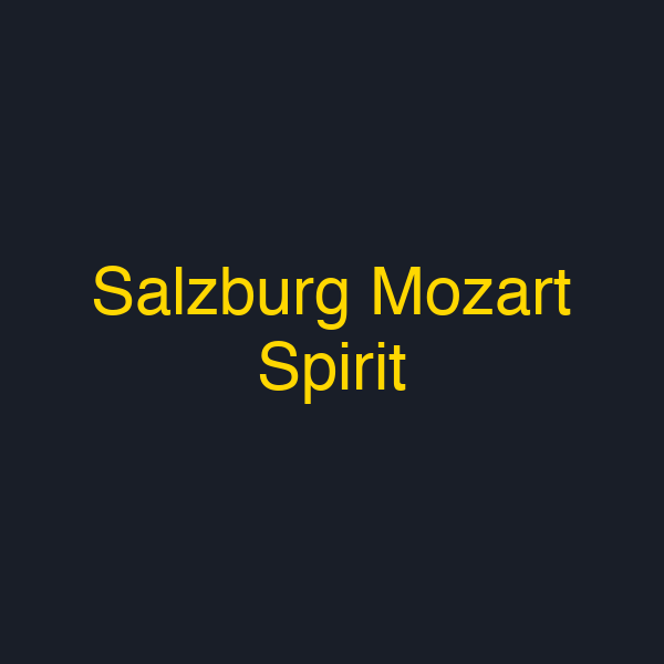 Salzburg Mozart Spirit