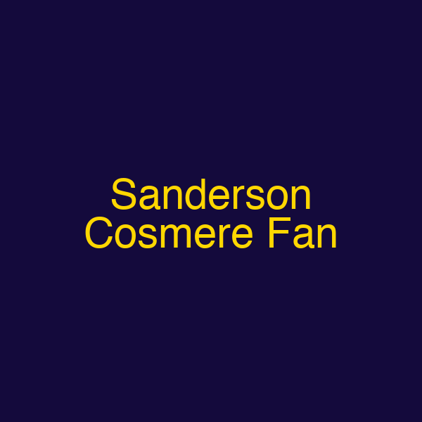 Sanderson Cosmere Fan