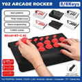 Y02 Arcade Joystick PS4 PS3 Xbox Switch iOS Android Street Fighter Makro Turbo Controller Smart Gaming