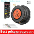 Outdoor Digital Bluetooth Dome Cooking Fleischthermometer BBQ Holzkohlegrill Ofenraucher