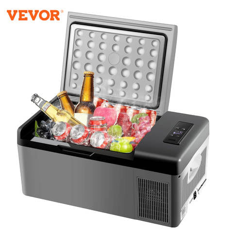VEVOR Kompressor Minikühlschrank 15L Tragbar 12V 24V Auto Gefrierschrank Camping Outdoor Smart