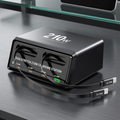 Dualstretch 6-in-1 Ladestation Einziehbare Kabel 210W Power Hub Multi-Gerät Schnellladen