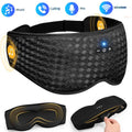 Bluetooth Schlafkopfhörer 3D Augenmaske Reise Stereo HD Mikrofon Weich Elastisch Smart