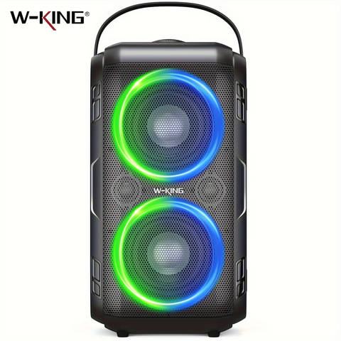 W-KING T9-2 80W RMS Party Bluetooth Boombox 4 Treiber 105dB Riesiger Klang Outdoor Smart