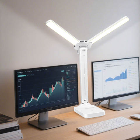 LED Bildschirmleuchte Monitor USB Augenpflege stufenlose Dimmung Schreibtischlampe Lesen