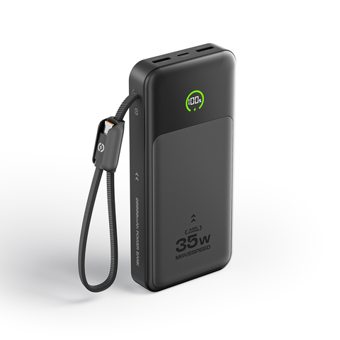 MOVESPEED P20 Klingenförmige Powerbank 20000mAh 35W Schnellladung Design-Akku Externer