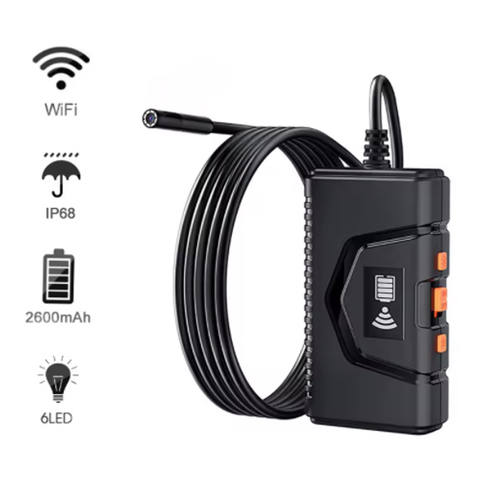 Industrielles WiFi Endoskop HD 1080P 5.5mm Autoinspektion IP67 Wasserdicht Fahrzeugmotor