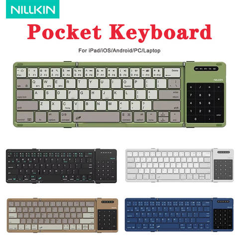 NILLKIN Cube Faltbar Bluetooth Tastatur iPad iOS Android PC Touchpad Tragbar Gaming