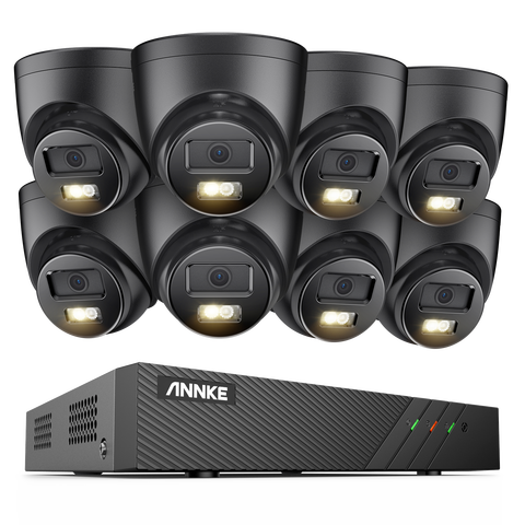 ANNKE 3K 6MP Ultra HD POE Überwachungssystem 8CH NVR Smart Dual Light CCTV IP Kamera Smart
