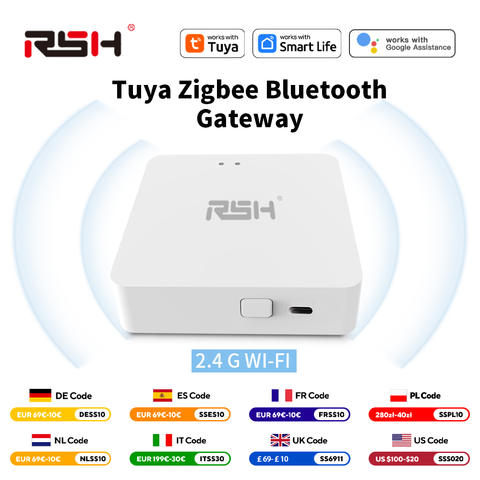 RSH Tuya Multi Mode ZigBee Bluetooth Gateway Hub Smart Home Fernbedienung Alexa Google Home