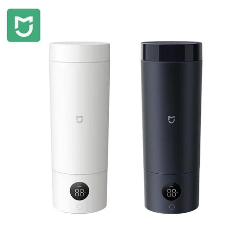 Mijia Tragbarer Elektrischer Wasserkocher 2 Thermobecher 350ml Temperaturgesteuert Reise